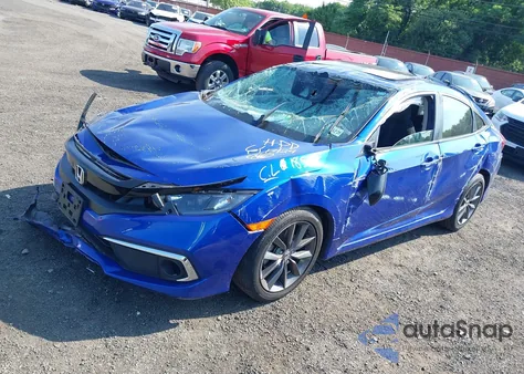 2020 Honda Civic Ex из США, поврежденный, VIN 19XFC1F37LE218568